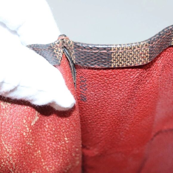 LOUIS VUITTON Damier Ebene Sac Plat Hand Bag N51140 LV Auth 118710 - Picture 12 of 16